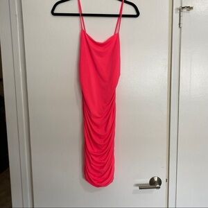 Neon Pink Bodycon Dress